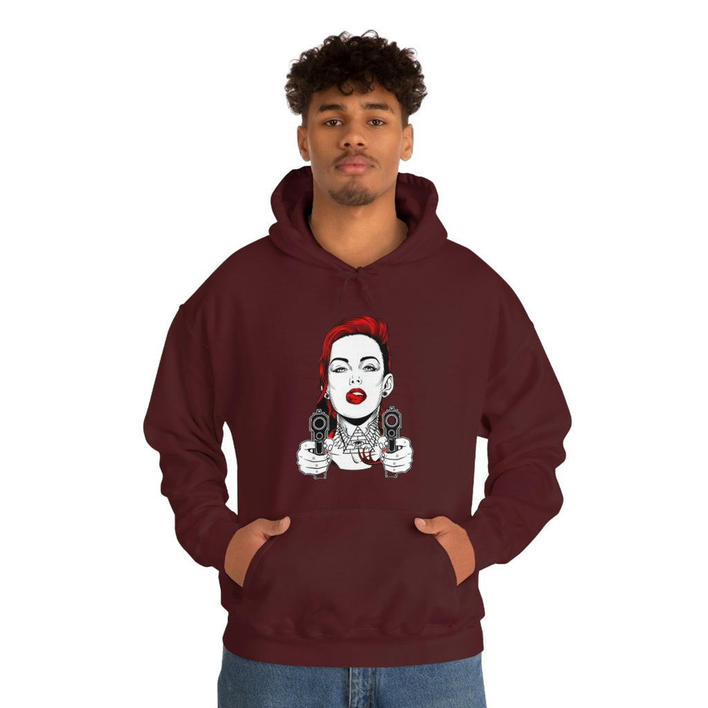 Girl gangster-Heavy Blend™ Hooded Sweatshirt
