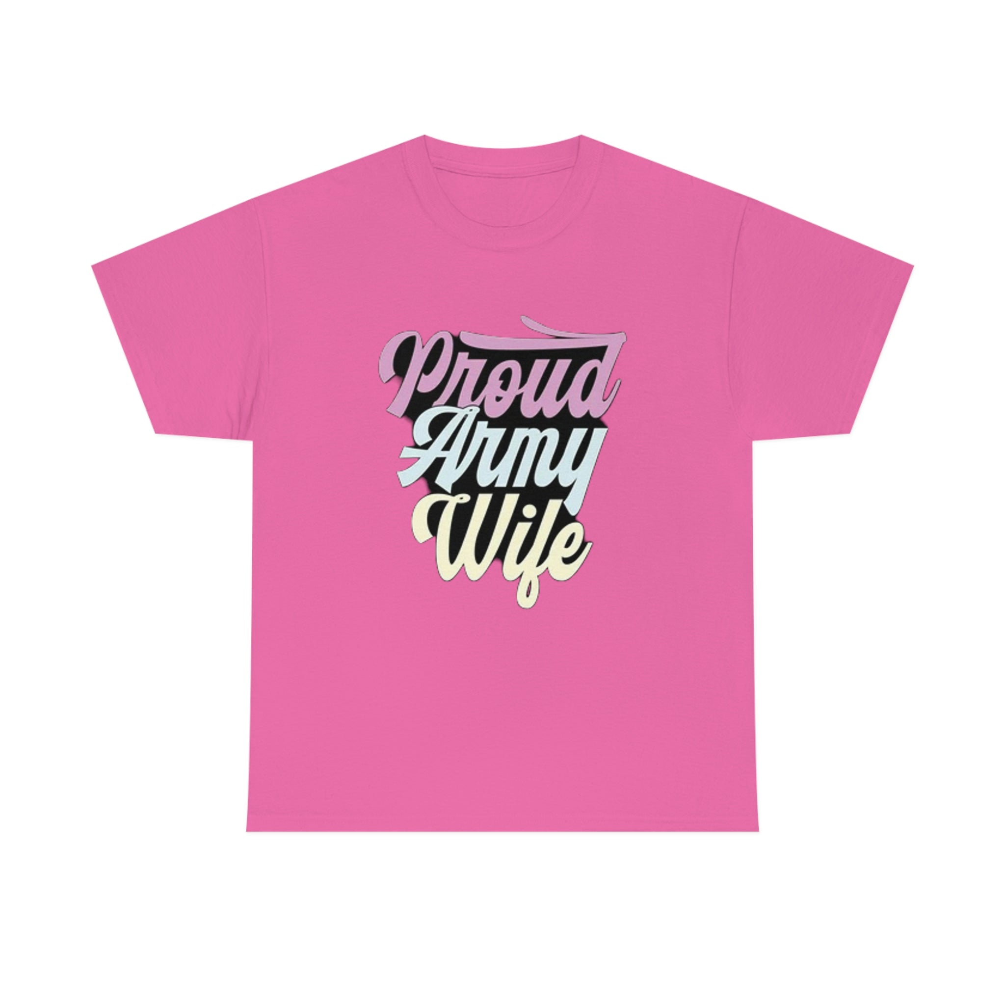 Proud army wife— Heavy Cotton Tee