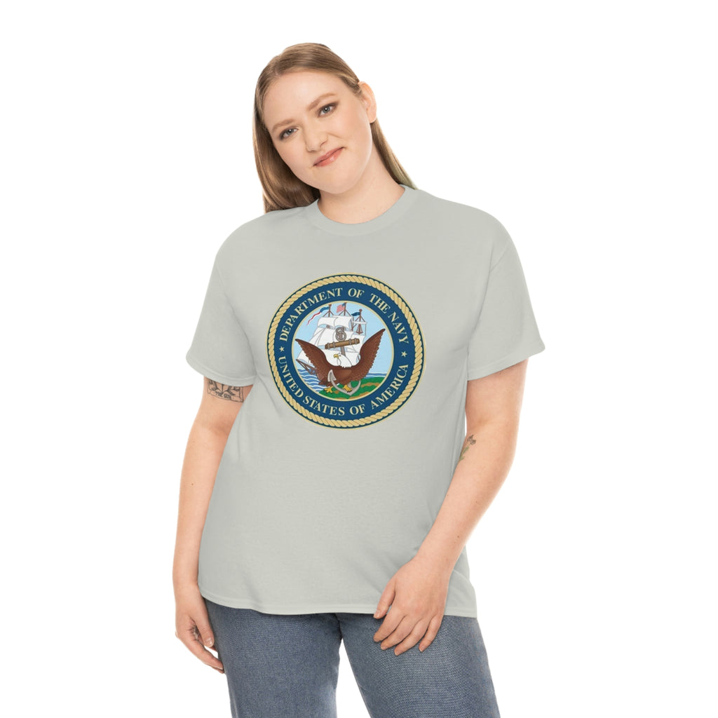 Navy- Unisex Heavy Cotton Tee
