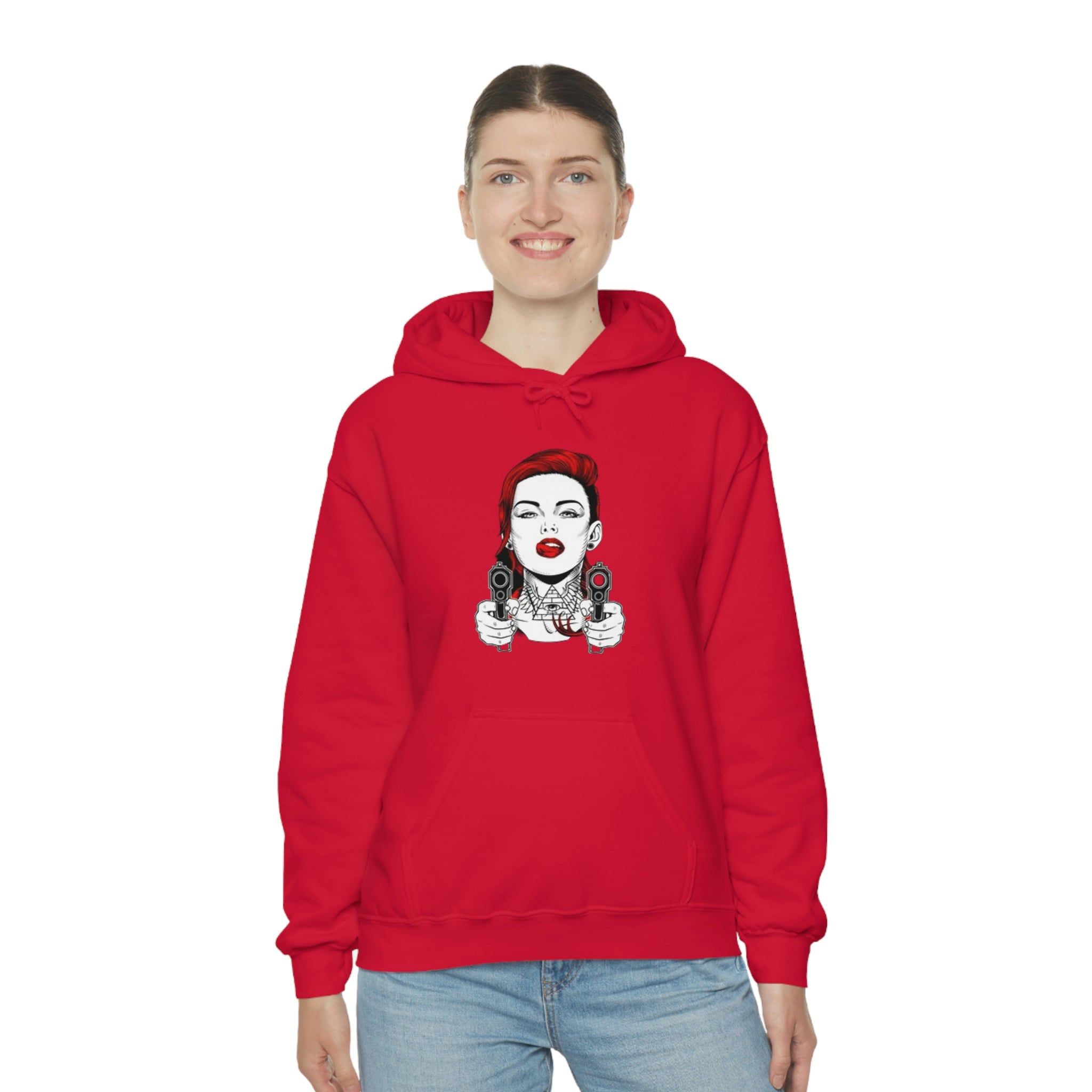 Girl gangster-Heavy Blend™ Hooded Sweatshirt
