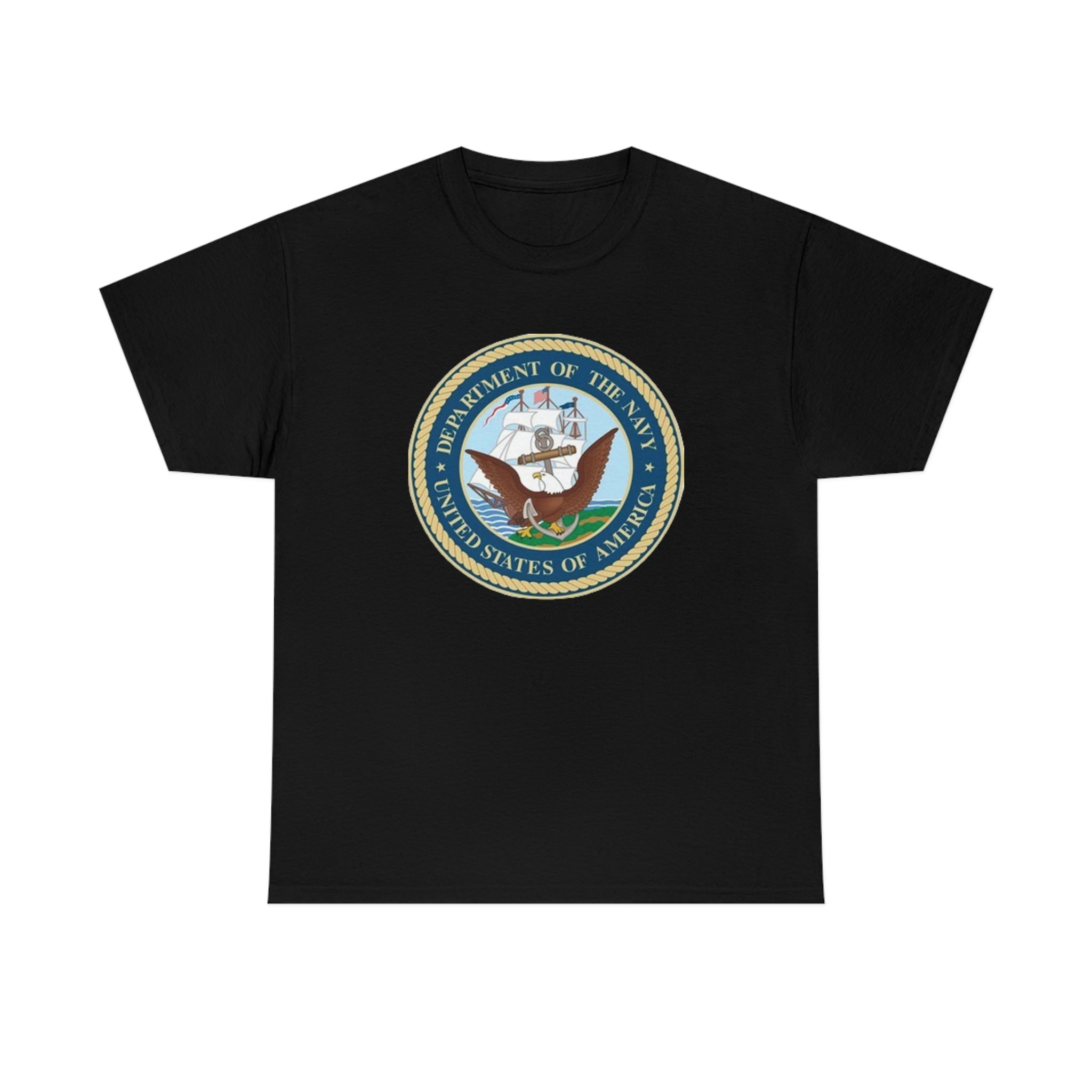 Navy- Unisex Heavy Cotton Tee