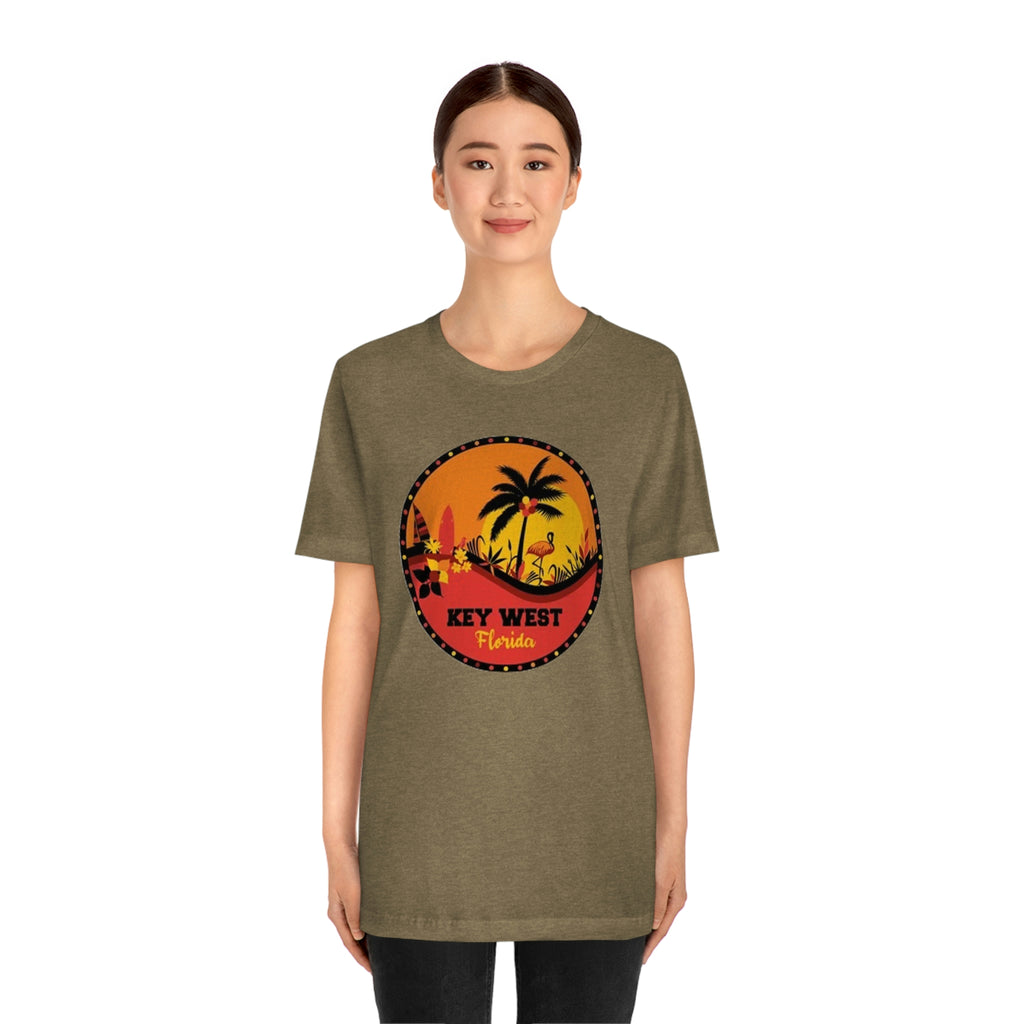 Key west Fl- Unisex Jersey Short Sleeve Tee