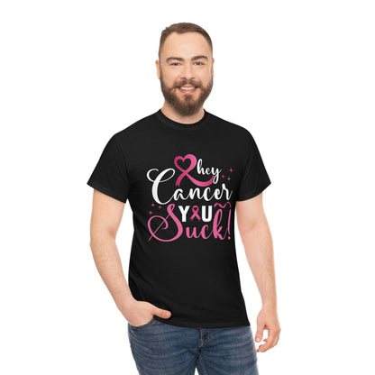 Cancer sucks-  Heavy Cotton Tee