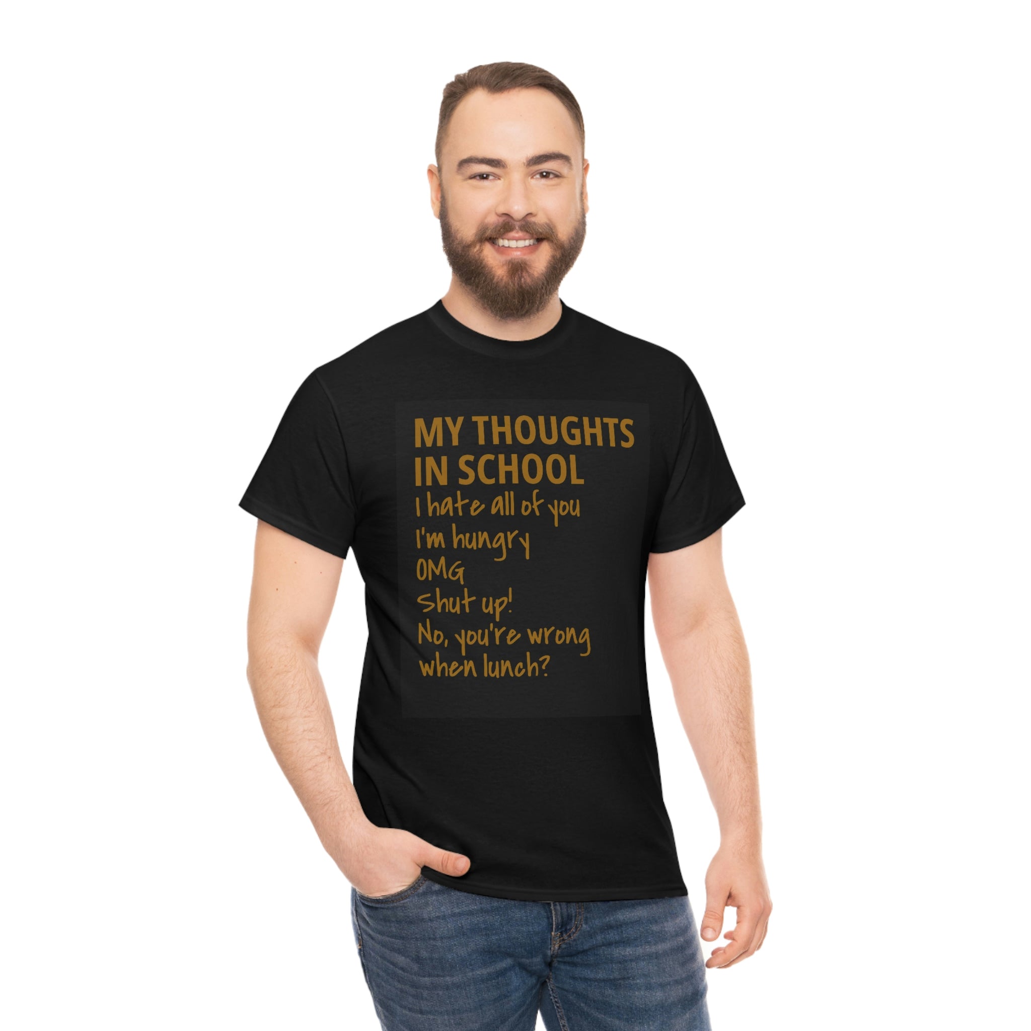 Thoughts on school— Heavy Cotton Tee