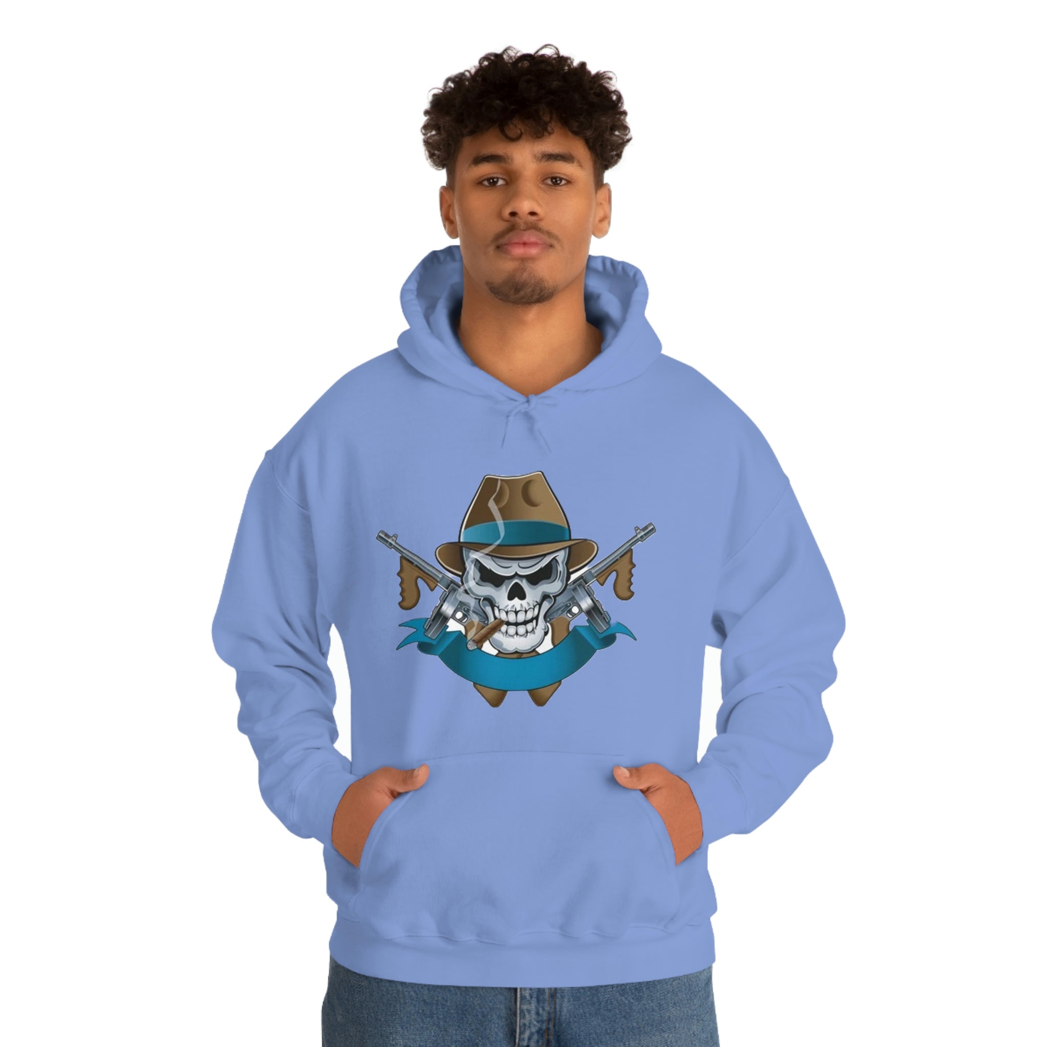 Skullhead- Heavy Blend™ Hooded Sweatshirt