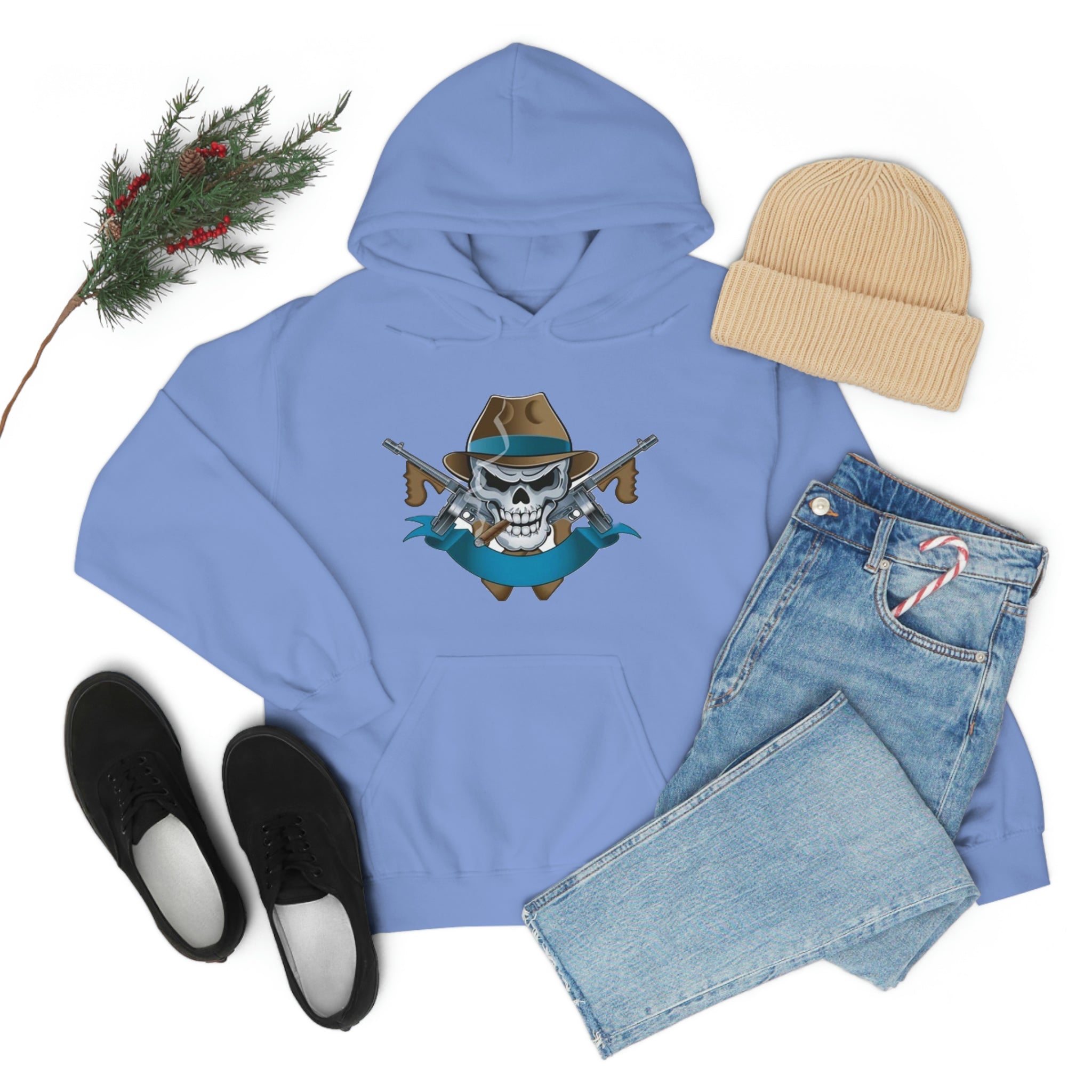 Skullhead- Heavy Blend™ Hooded Sweatshirt
