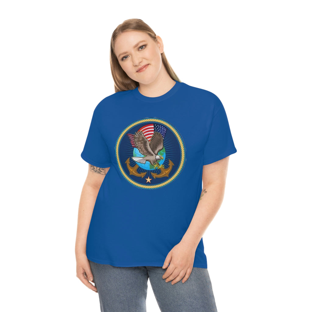Navy- Unisex Heavy Cotton Tee