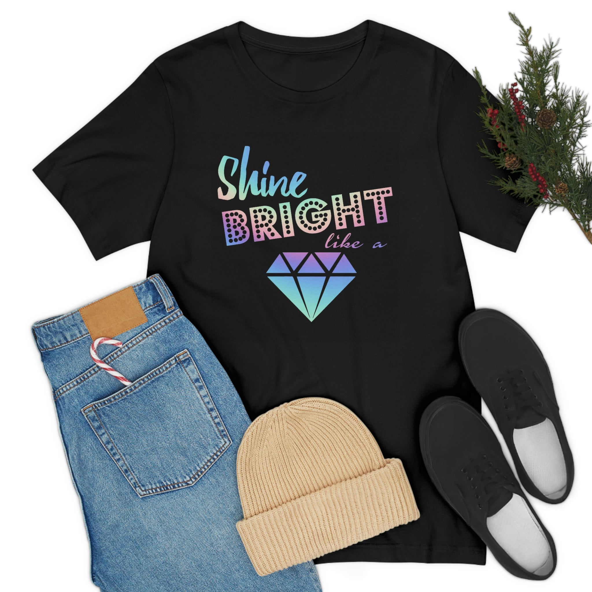 Shine bright- Jersey Short Sleeve Tee