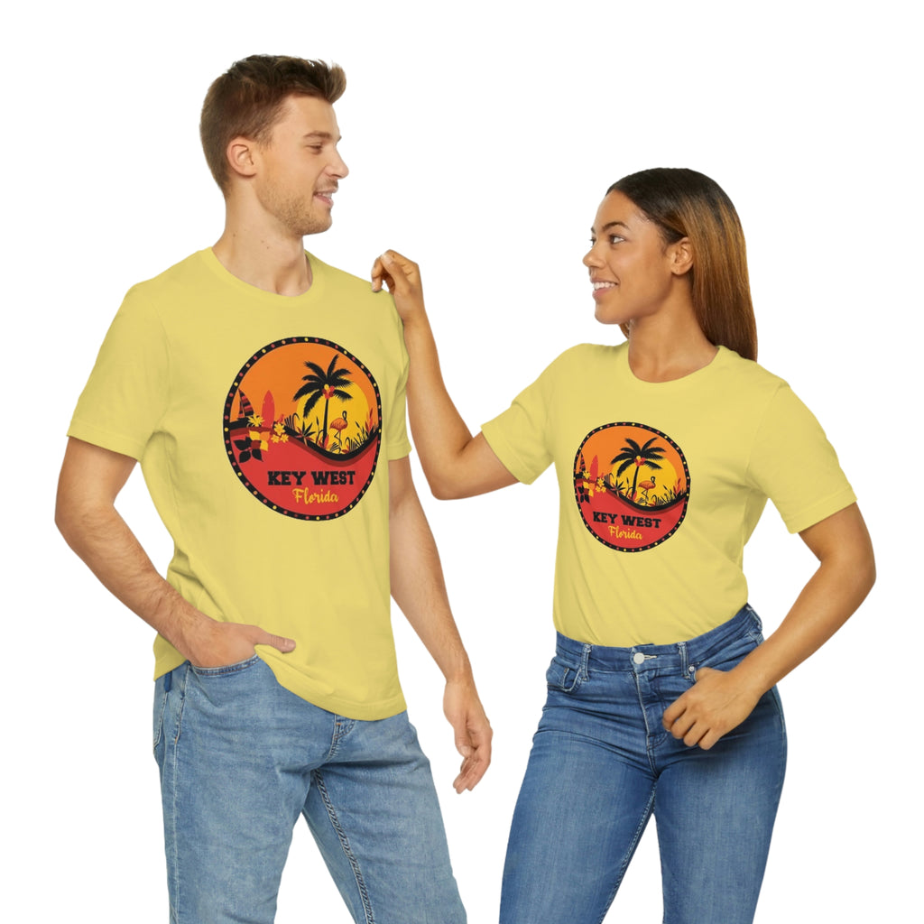 Key west Fl- Unisex Jersey Short Sleeve Tee