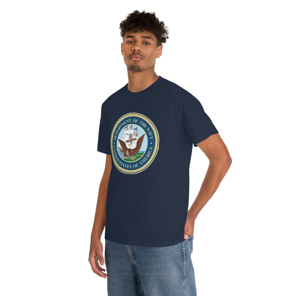 Navy- Unisex Heavy Cotton Tee