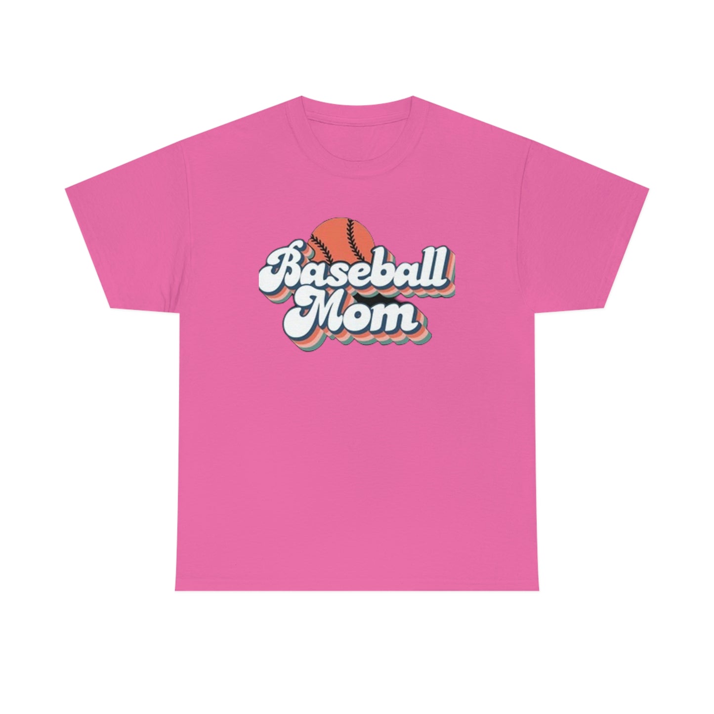 Baseball mom- Heavy Cotton Tee