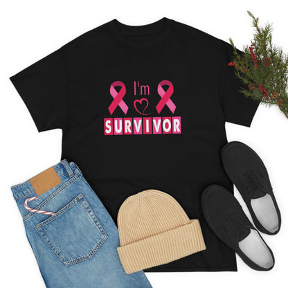 Cancer survivor-Heavy Cotton Tee