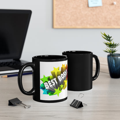 Best boss-11oz Black Mug