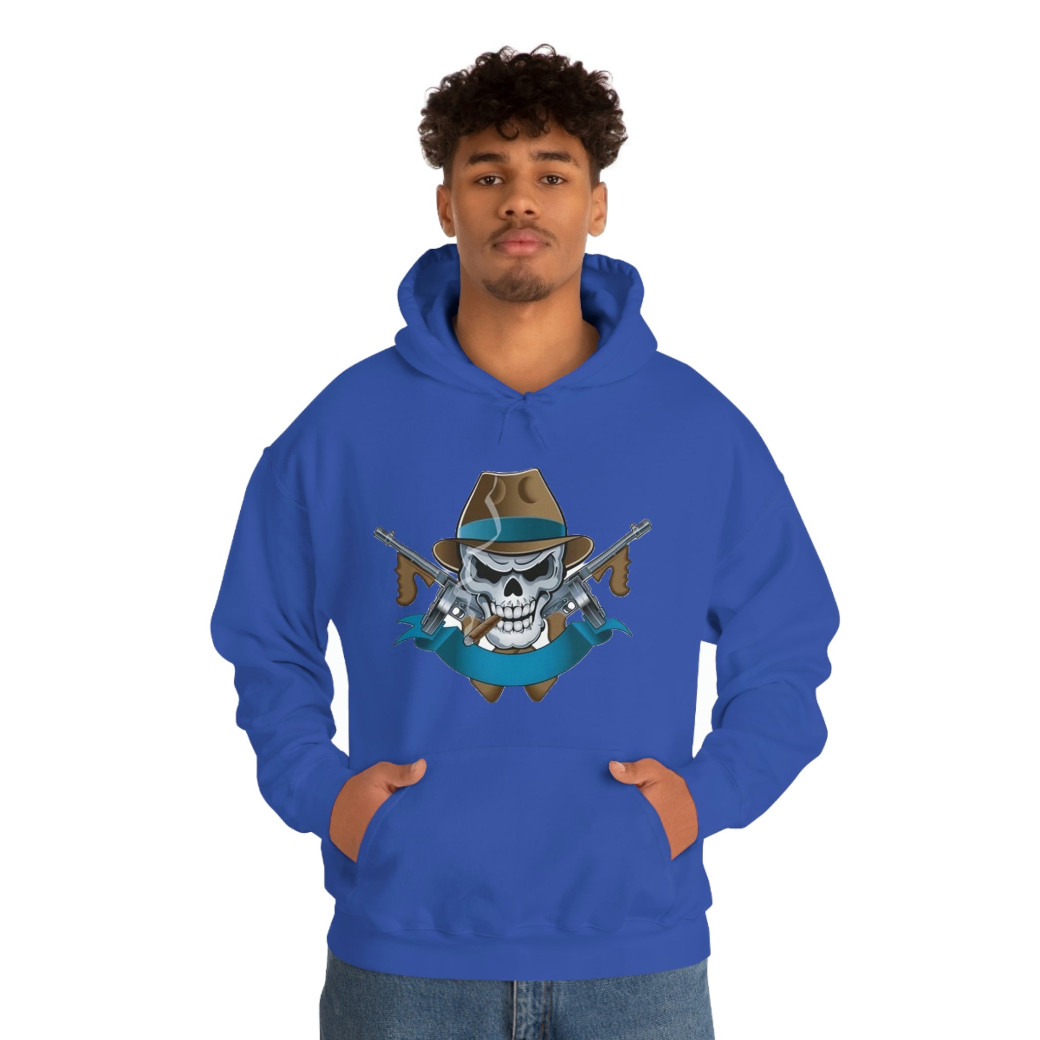Skullhead- Heavy Blend™ Hooded Sweatshirt