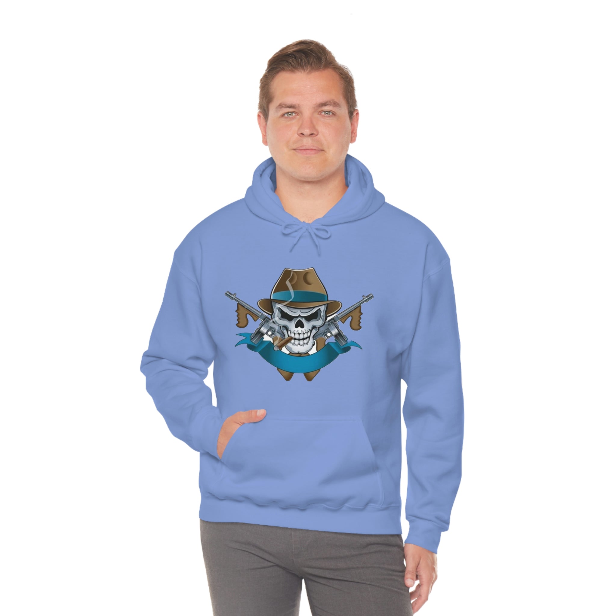 Skullhead- Heavy Blend™ Hooded Sweatshirt
