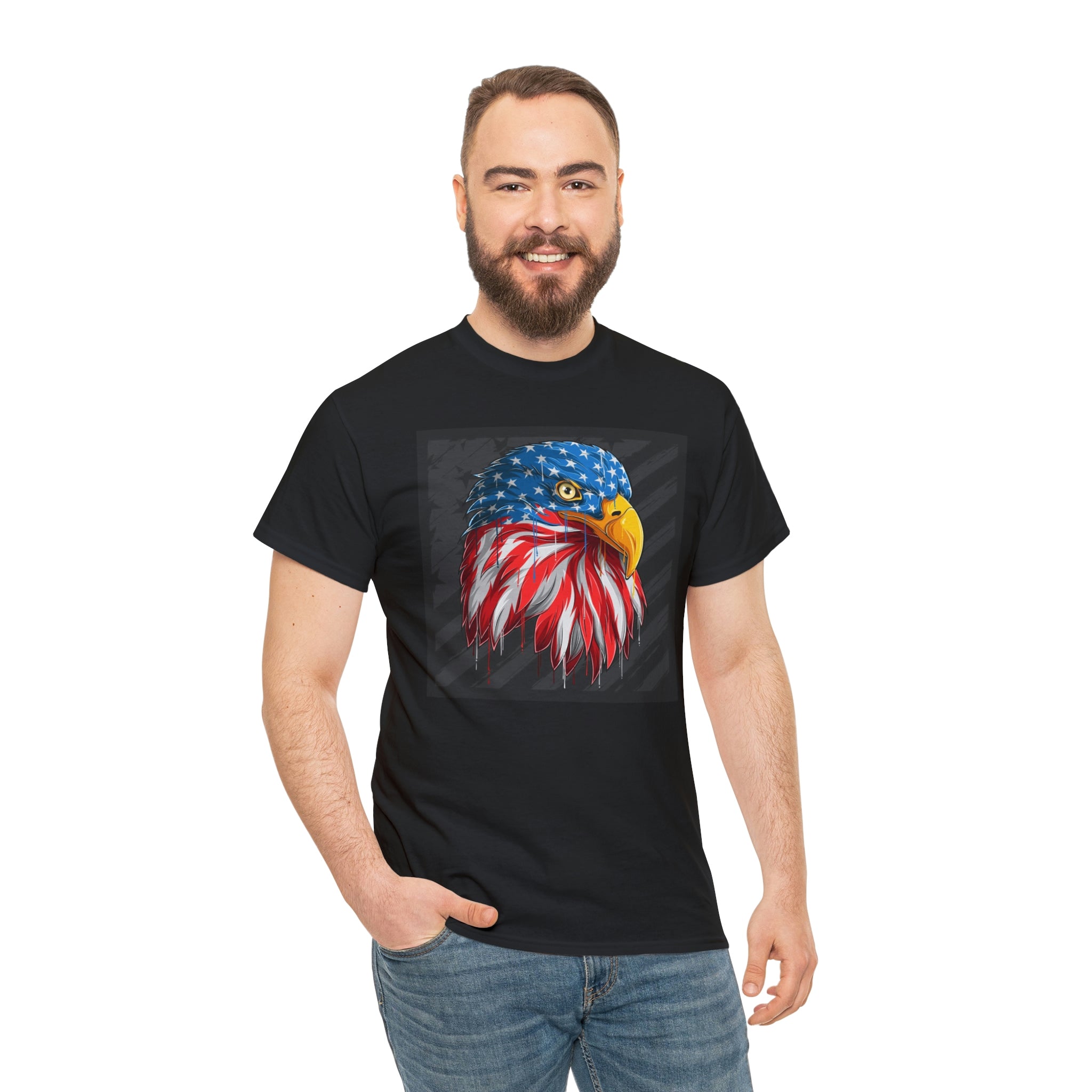 USA Eagle- Heavy Cotton Tee