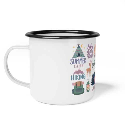 Camping - Enamel Camp Cup- white fathers