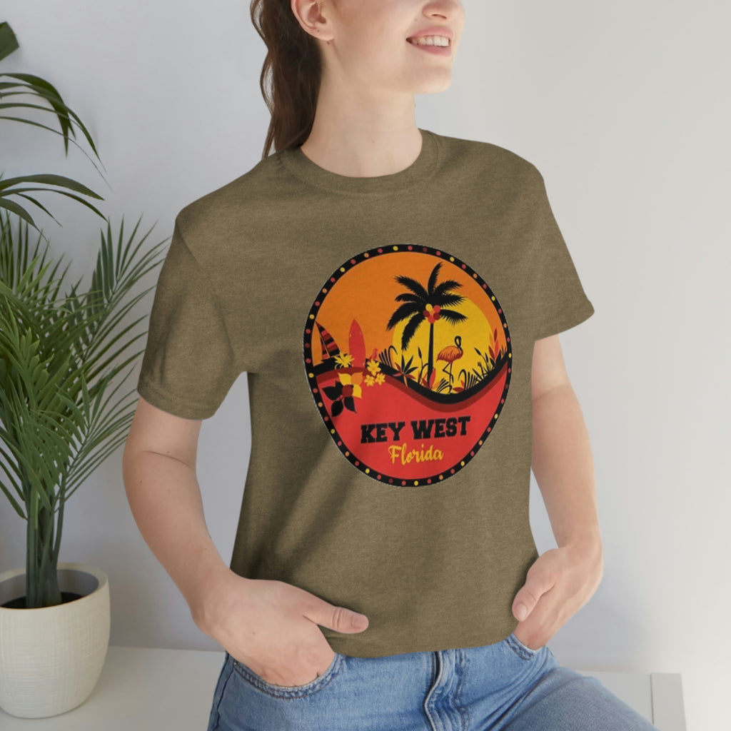 Key west Fl- Unisex Jersey Short Sleeve Tee