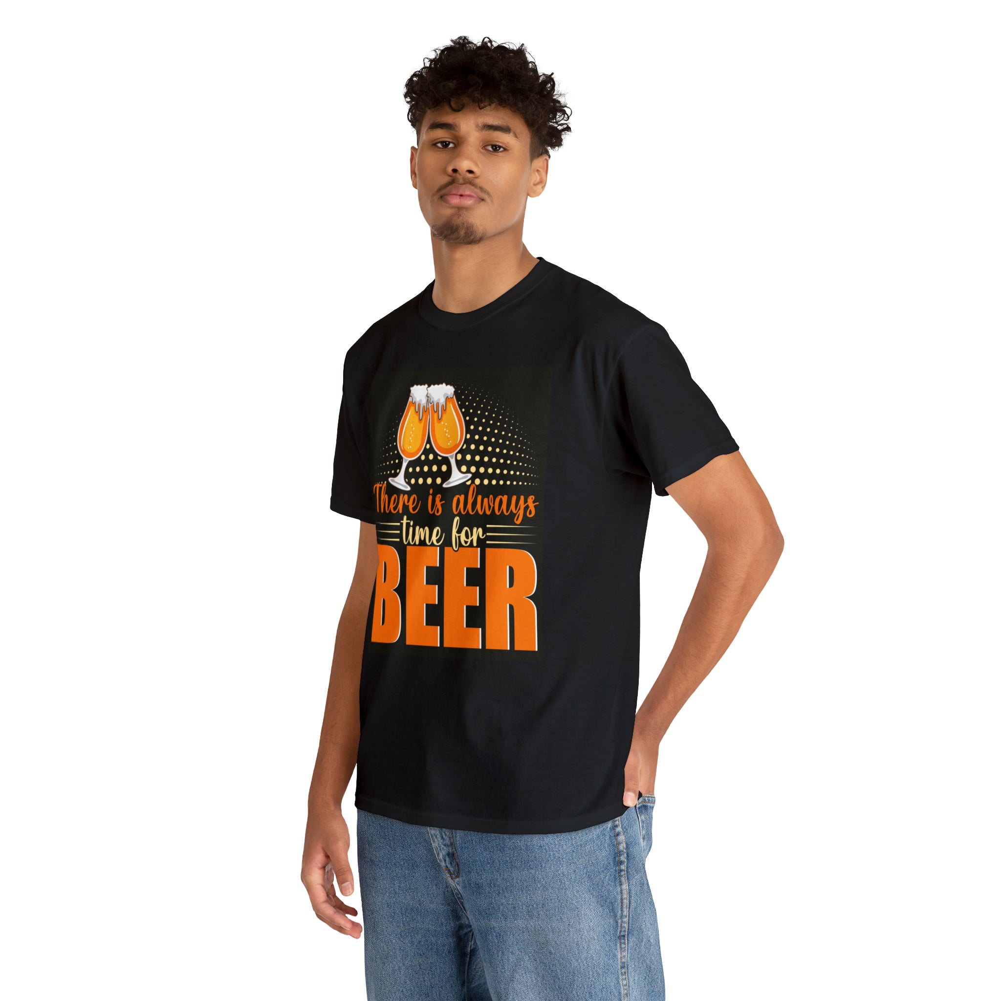 Always time for beer- Heavy Cotton Tee
