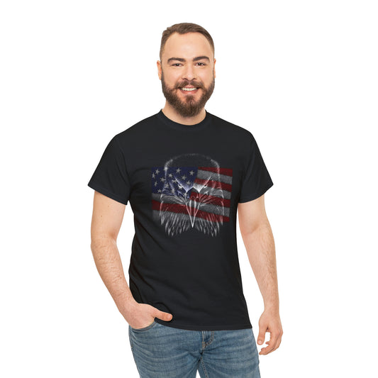 Patriot Eagle- Heavy Cotton Tee