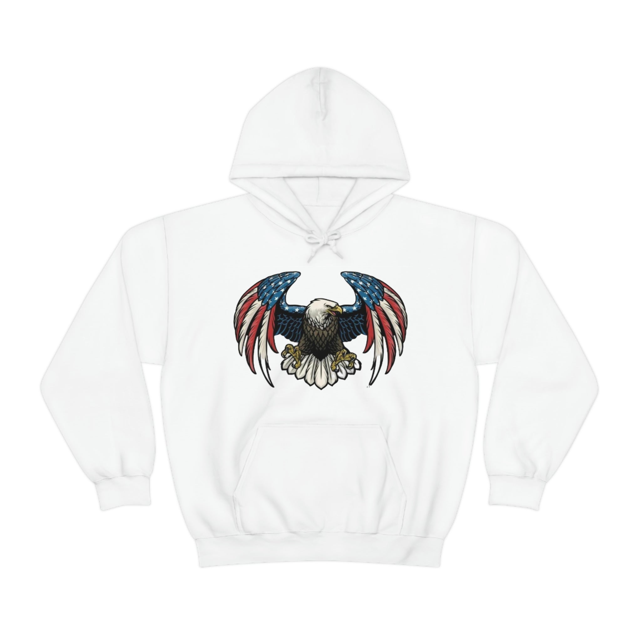 USA Eagle- Heavy Blend™ Hooded Sweatshirt