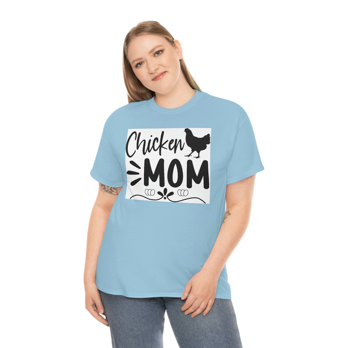 Chicken mom- Heavy Cotton Tee