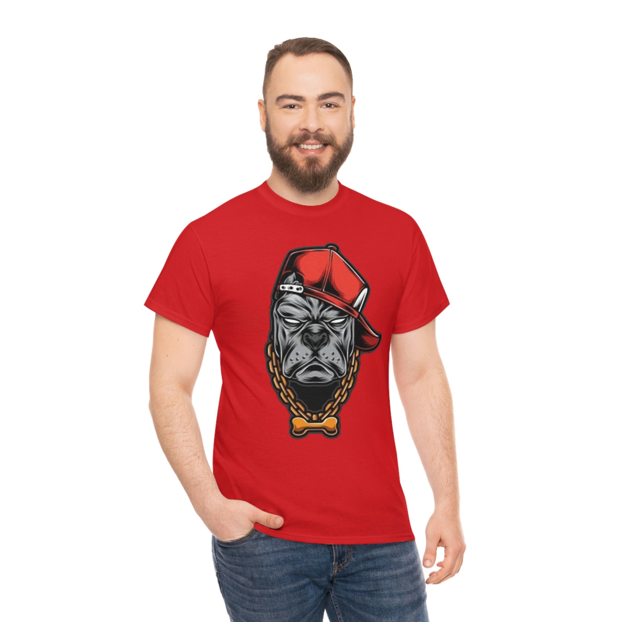 Gangster dog- Heavy Cotton Tee