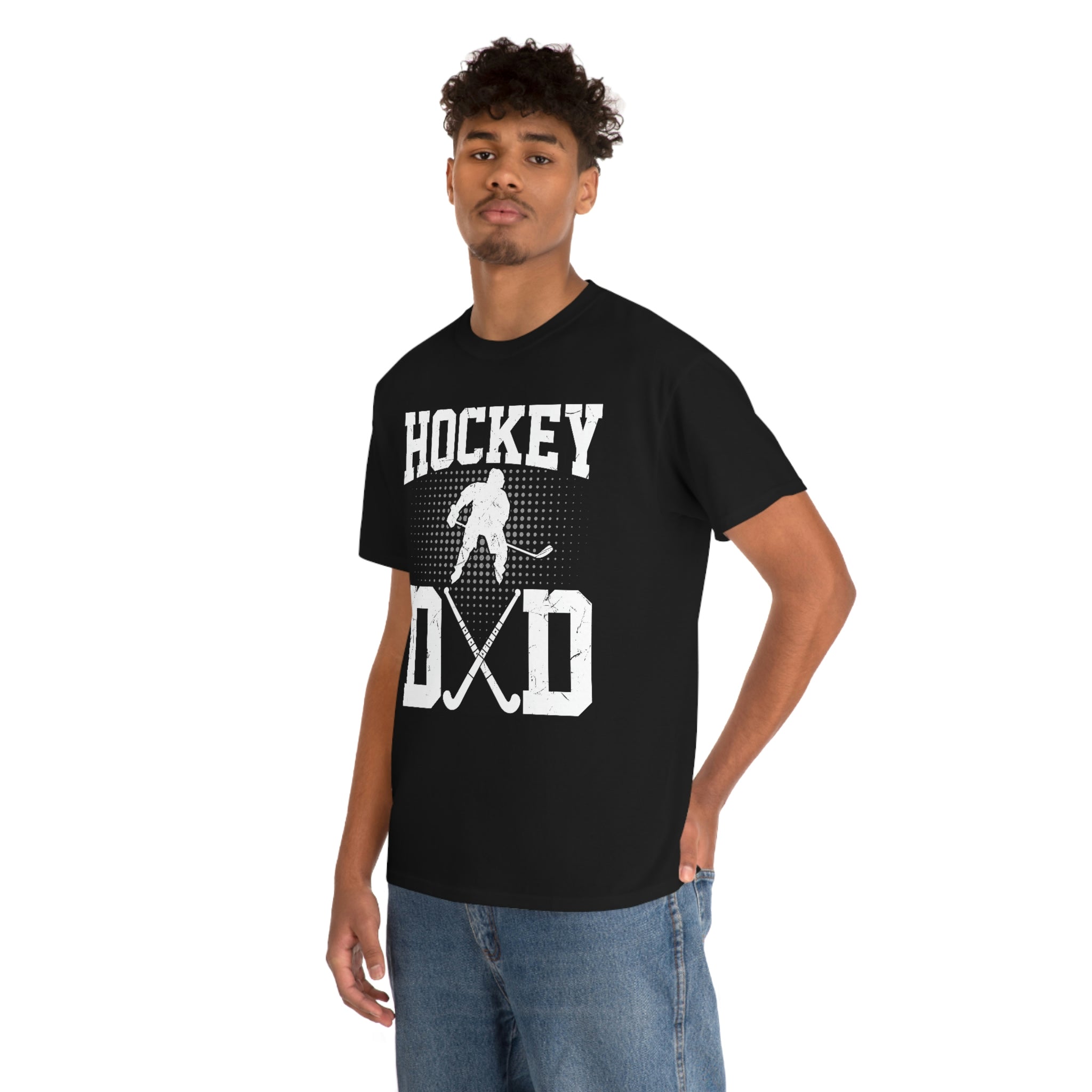 Hockey dad Heavy Cotton Tee