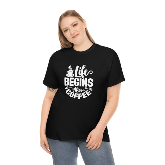 Life and coffee- Heavy Cotton Tee