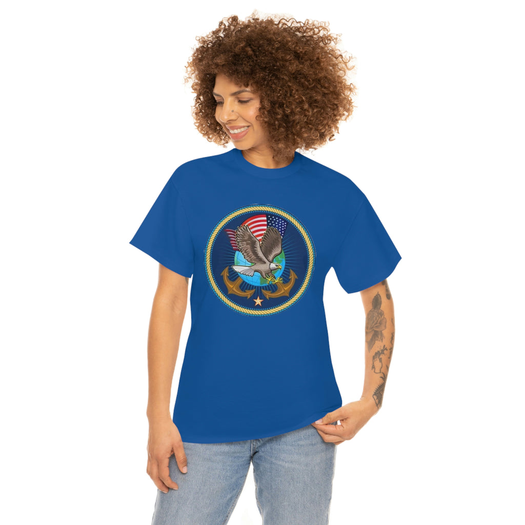 Navy- Unisex Heavy Cotton Tee