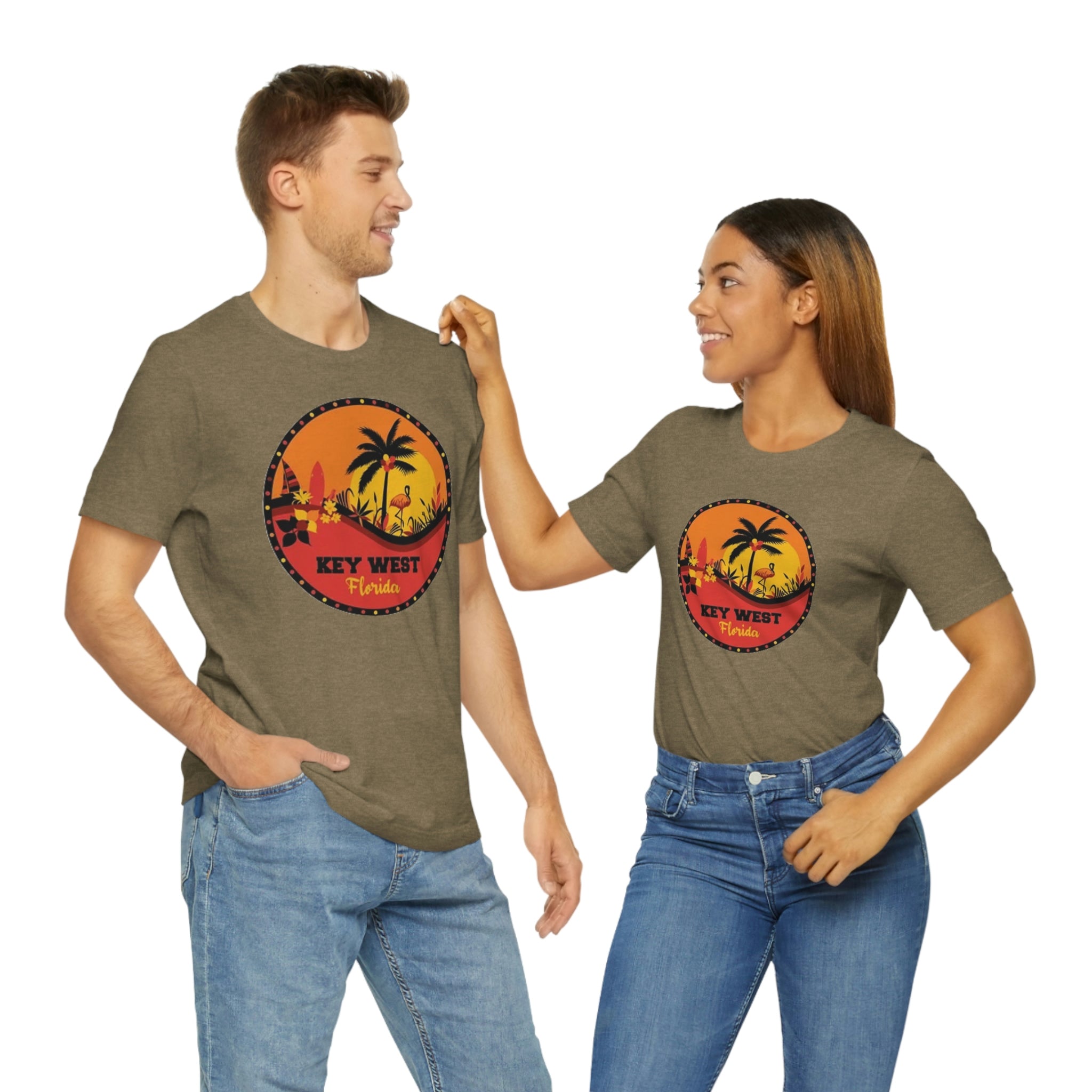 Key west Fl- Unisex Jersey Short Sleeve Tee
