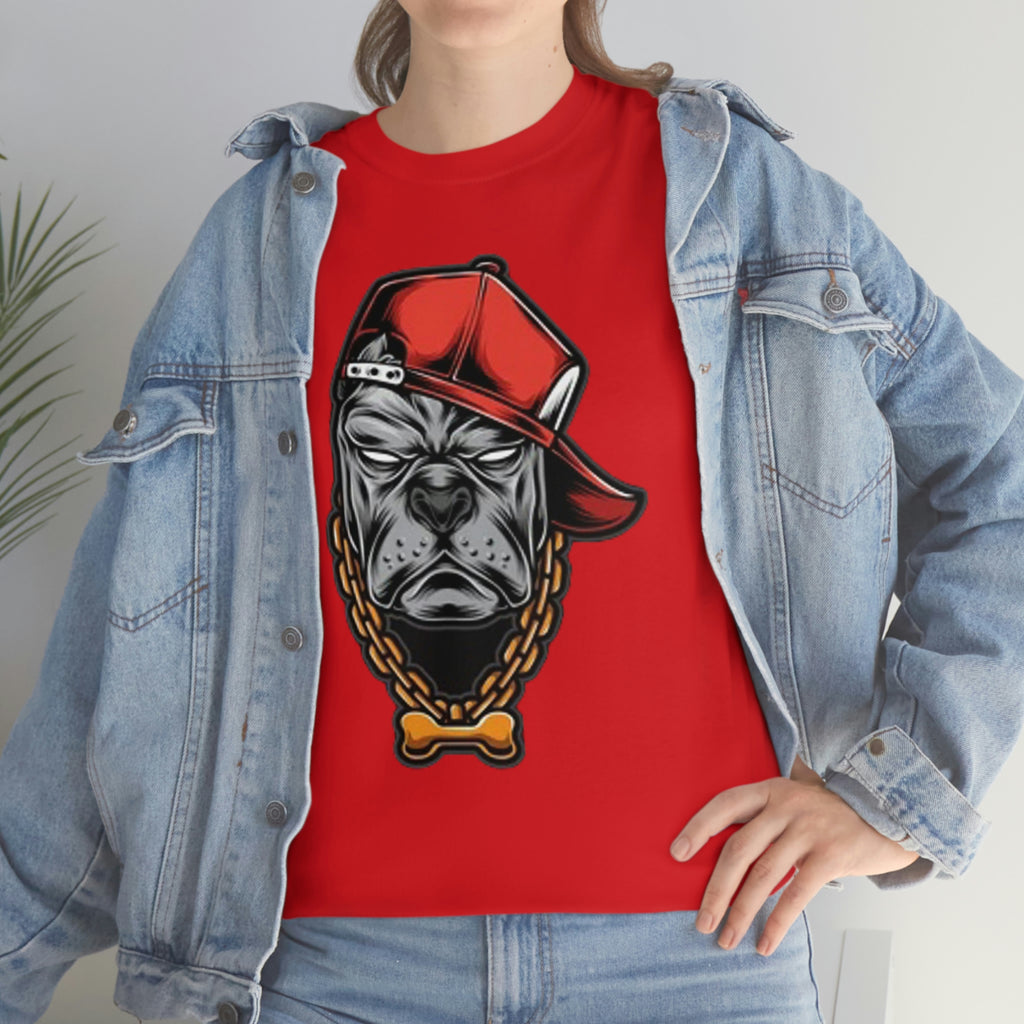 Gangster dog- Heavy Cotton Tee