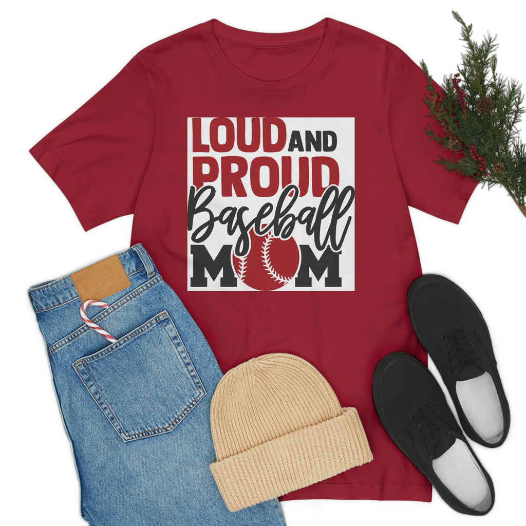 Baseball mom-  Jersey Short Sleeve Tee