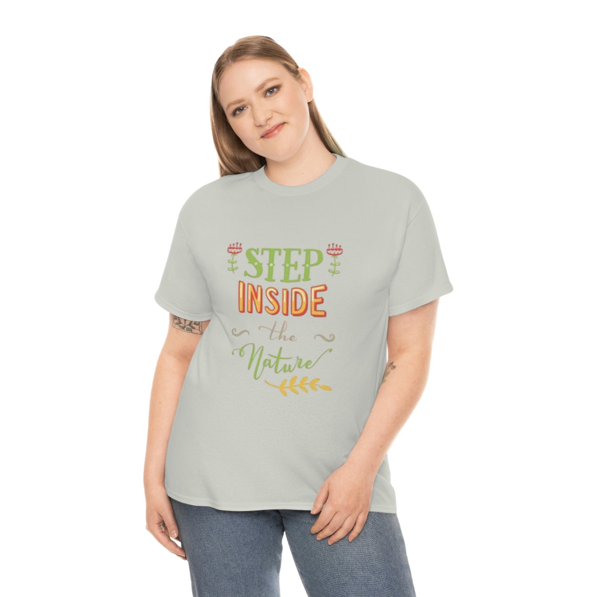 Step inside to nature- Heavy Cotton Tee