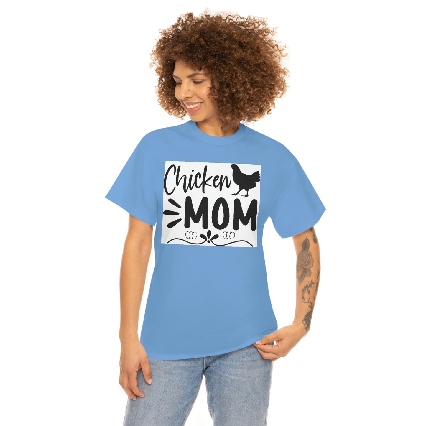 Chicken mom- Heavy Cotton Tee