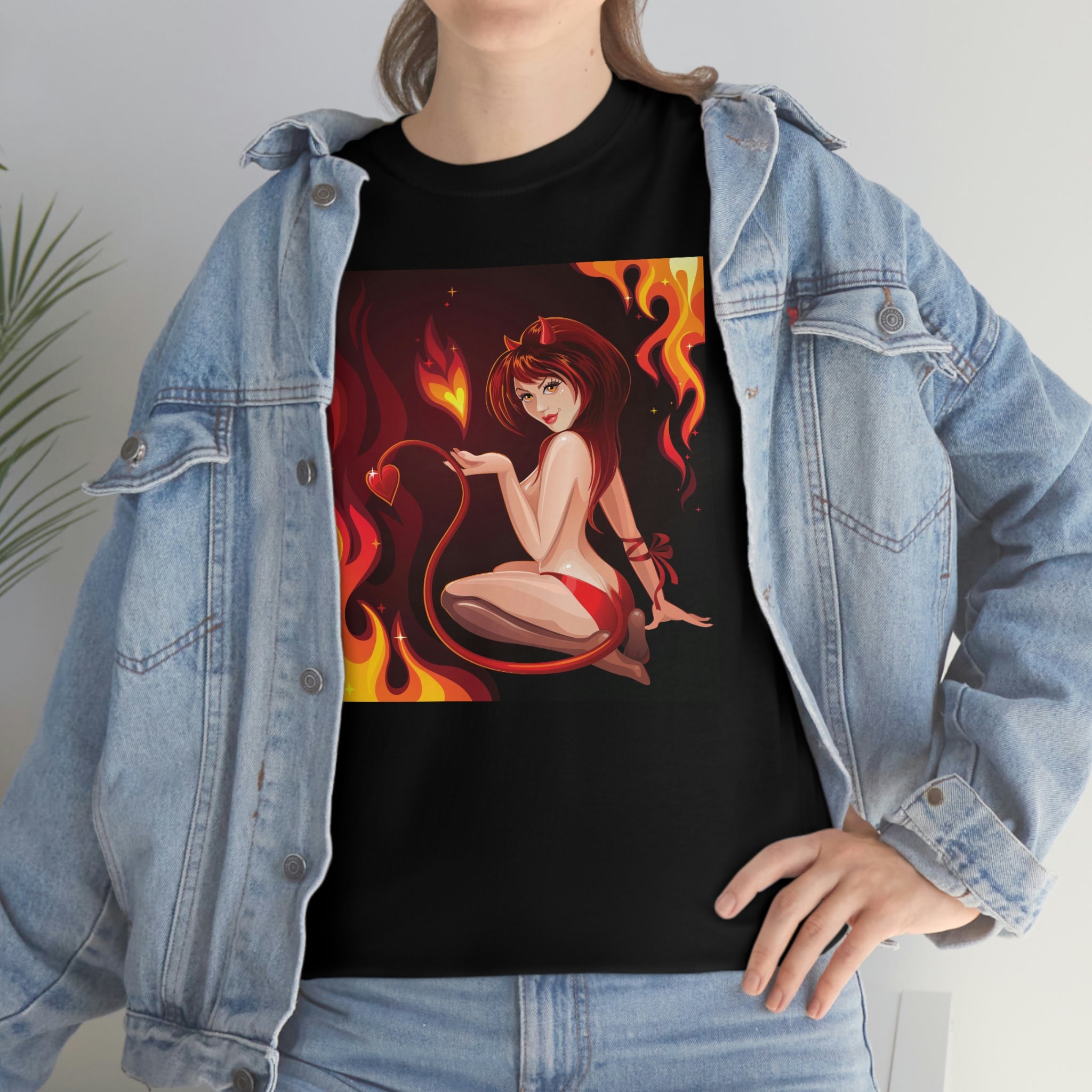 Devil girl— Heavy Cotton Tee