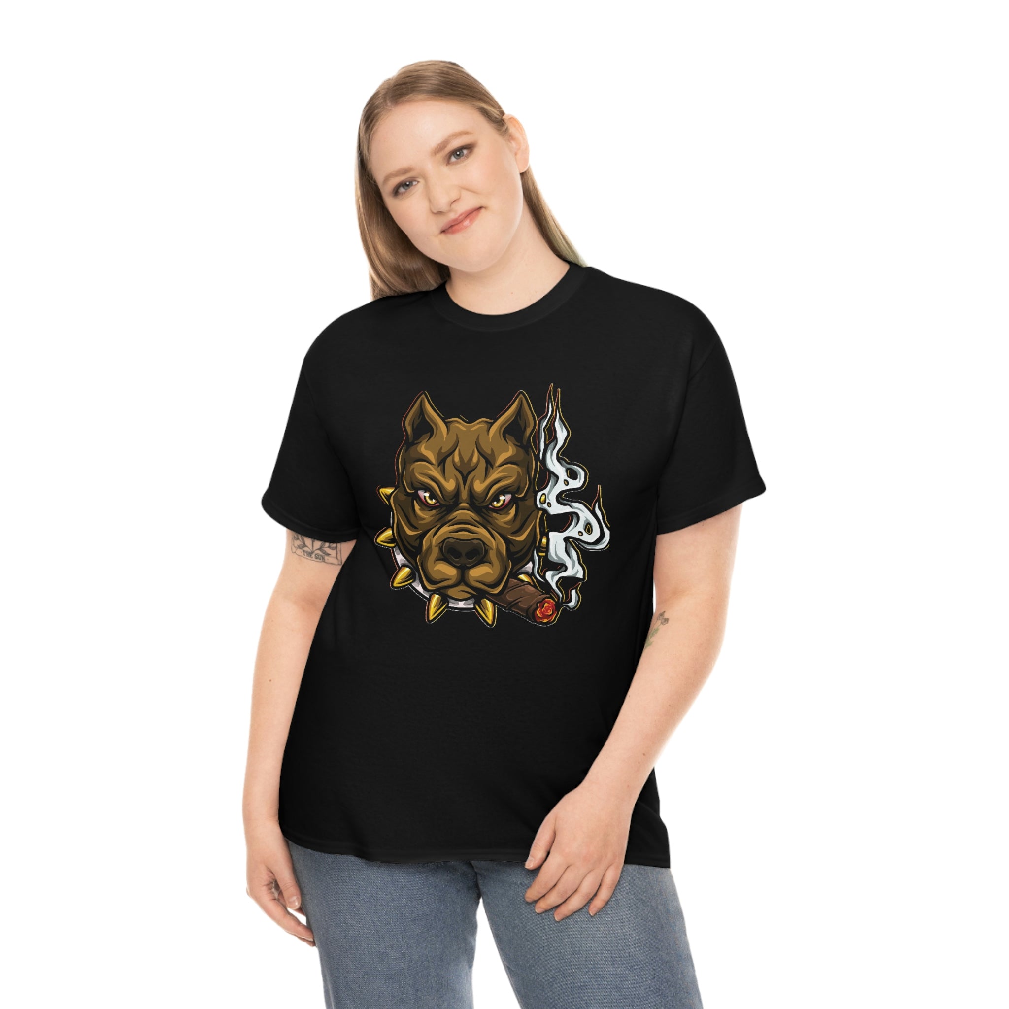 Weed dog- Heavy Cotton Tee