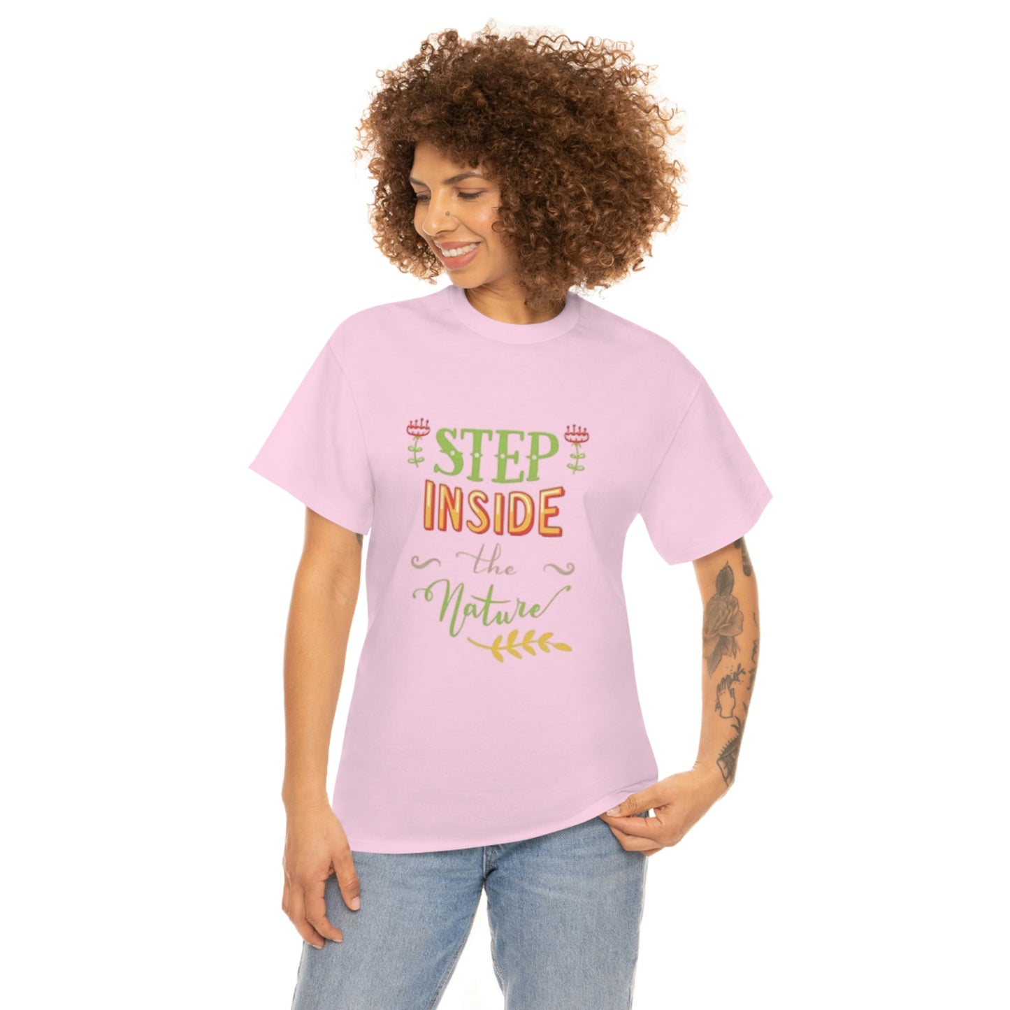 Step inside to nature- Heavy Cotton Tee