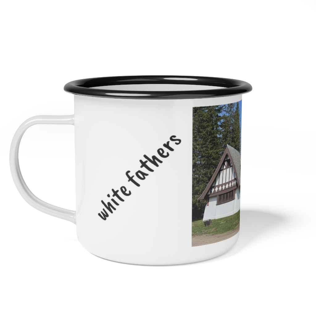 Enamel Camp Cup- white fathers