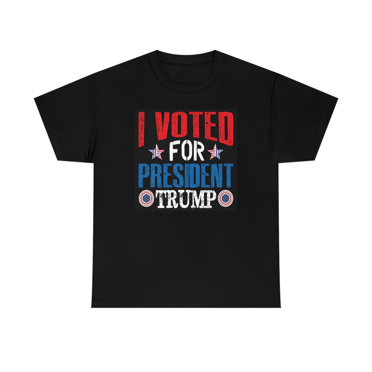 I voted President trump- Unisex Heavy Cotton Tee