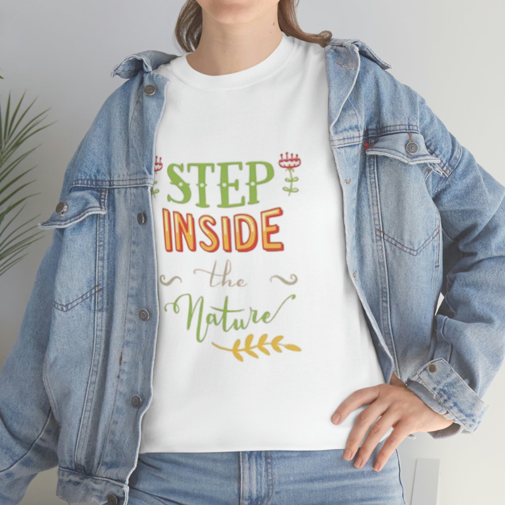 Step inside to nature- Heavy Cotton Tee