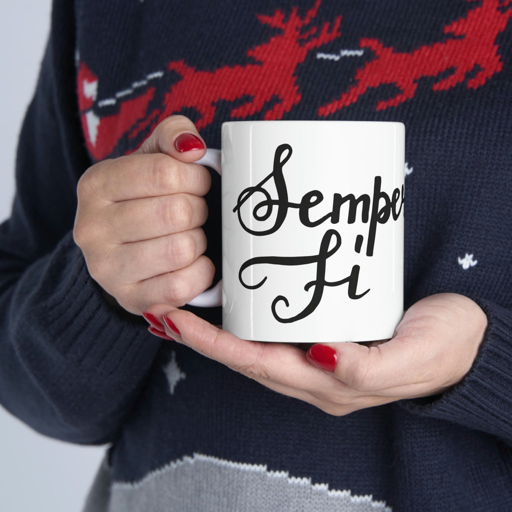 Marine- Ceramic Mug 11oz