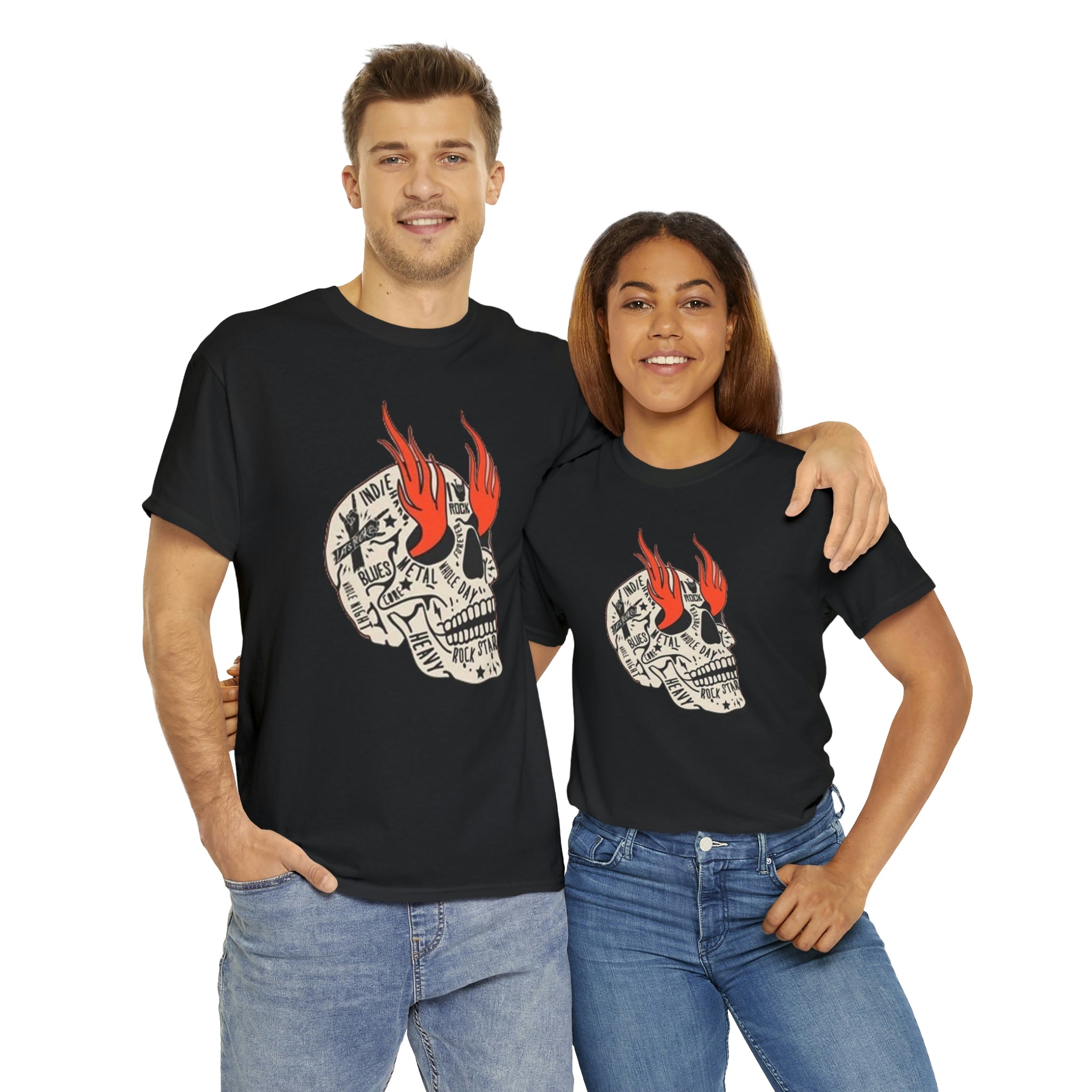 Rocker head- Heavy Cotton Tee