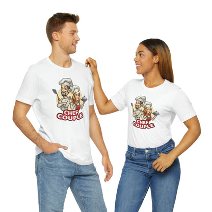 Chef couple- Unisex Jersey Short Sleeve Tee