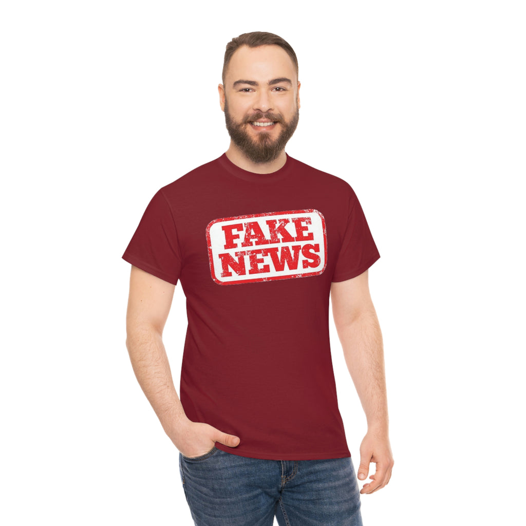 Fake news- Unisex Heavy Cotton Tee