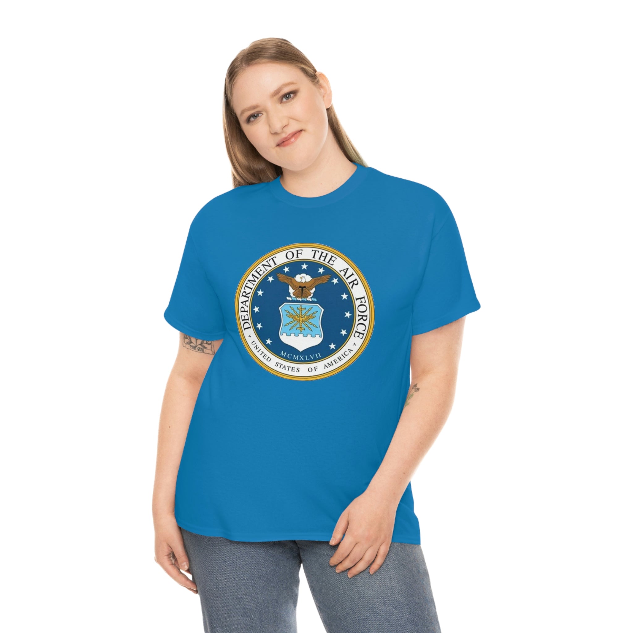 Air Force- Heavy Cotton Tee