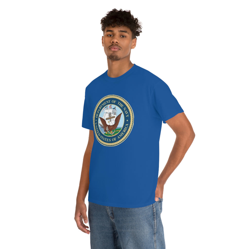 Navy- Unisex Heavy Cotton Tee
