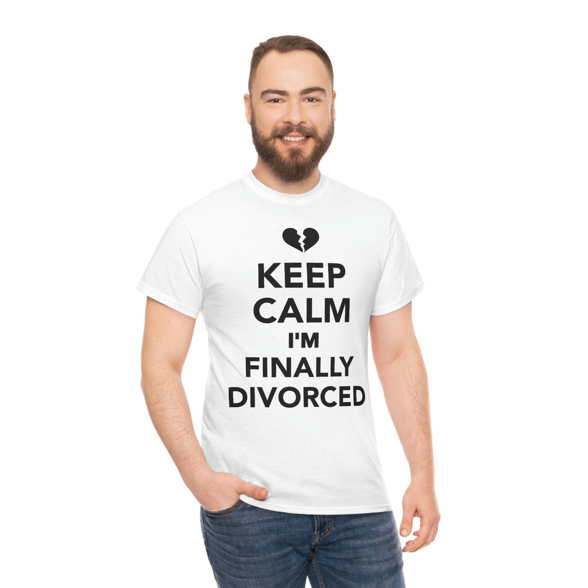 Finally divorced- Heavy Cotton Tee