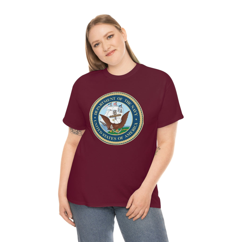 Navy- Unisex Heavy Cotton Tee