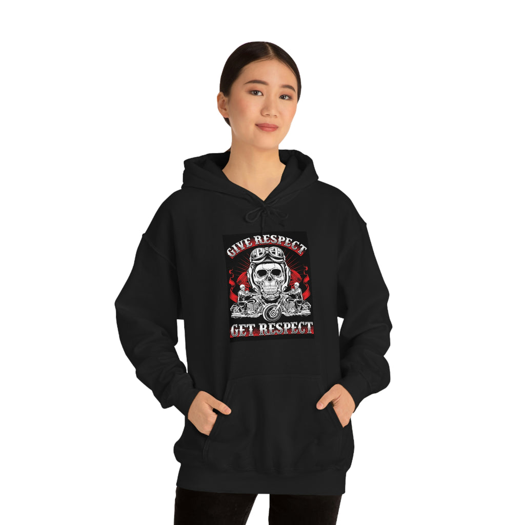 Give respect- Heavy Blend™ Hooded Sweatshirt